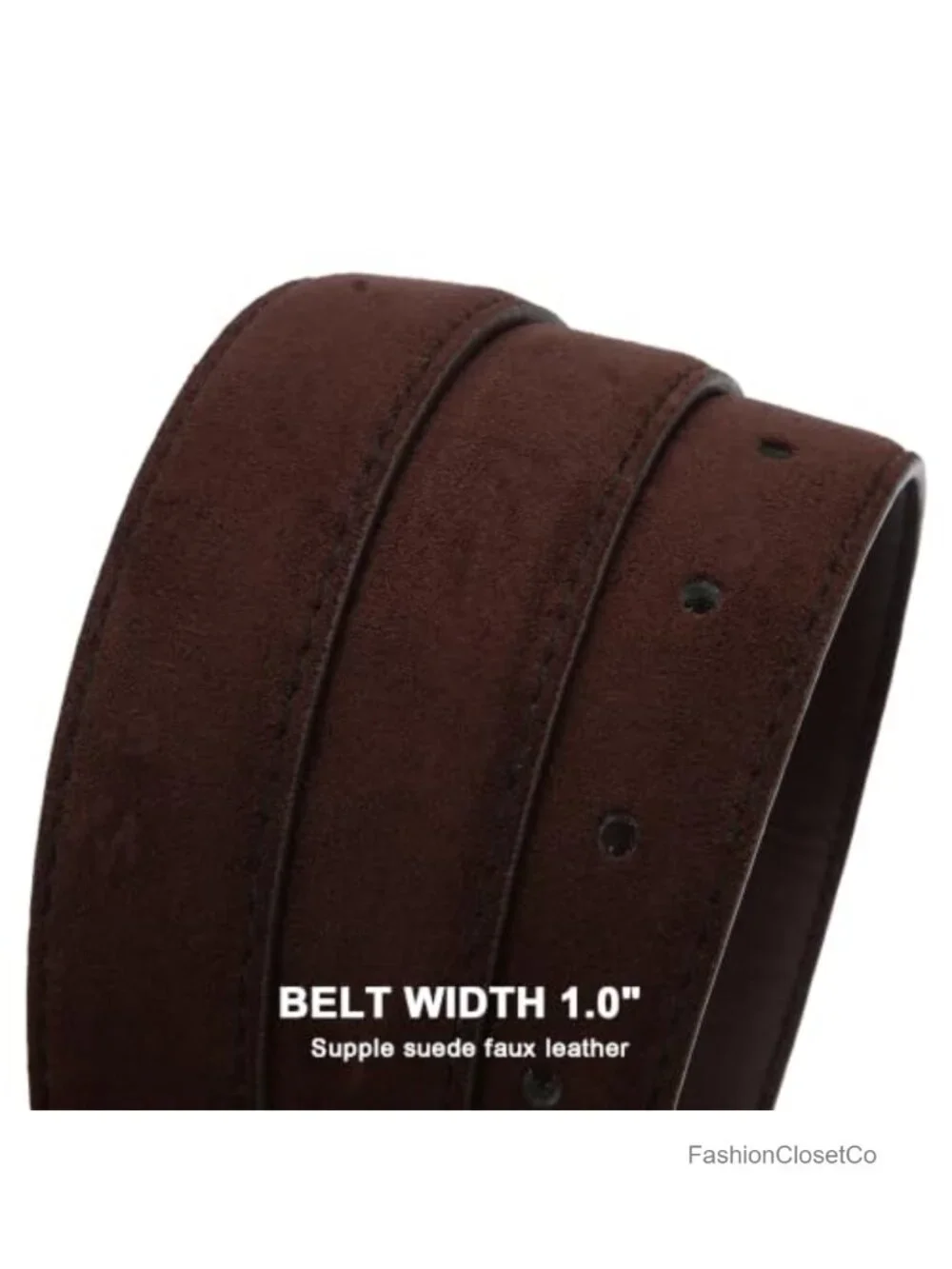 Faux Suede Belt for Women Jeans Dresses Casual Elegant Waist Belt Adjustable